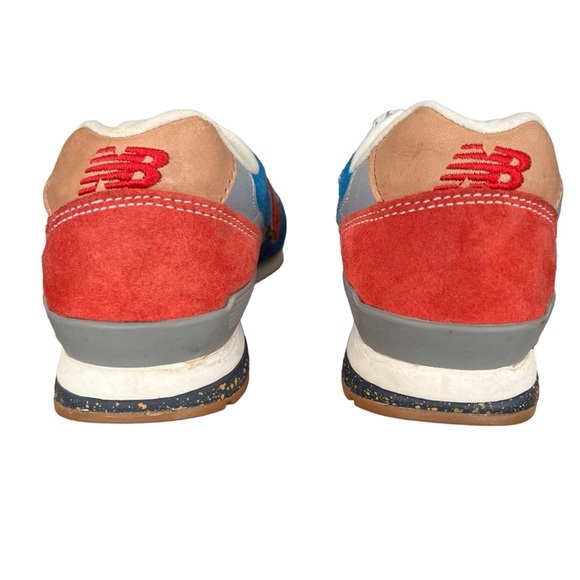 New Balance 996 Women’s Blue Red Suede Size 7 Rare Large N Retro Like New - Picture 5 of 12